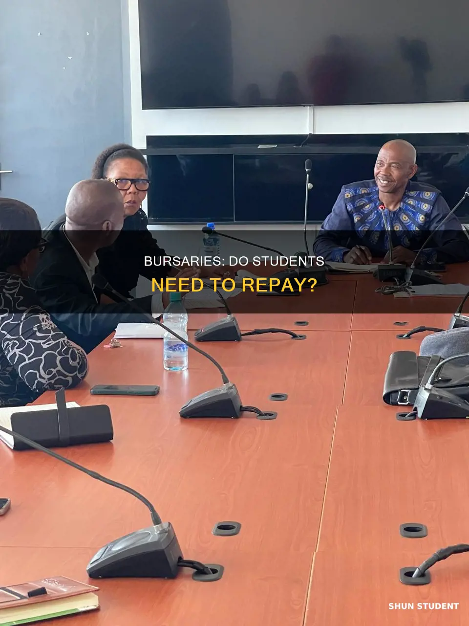 do you have to pay back a young students bursary