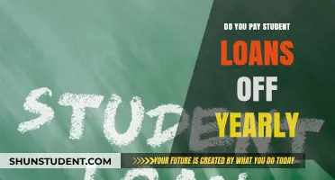 Student Loan Strategies: Yearly Payments and Interest