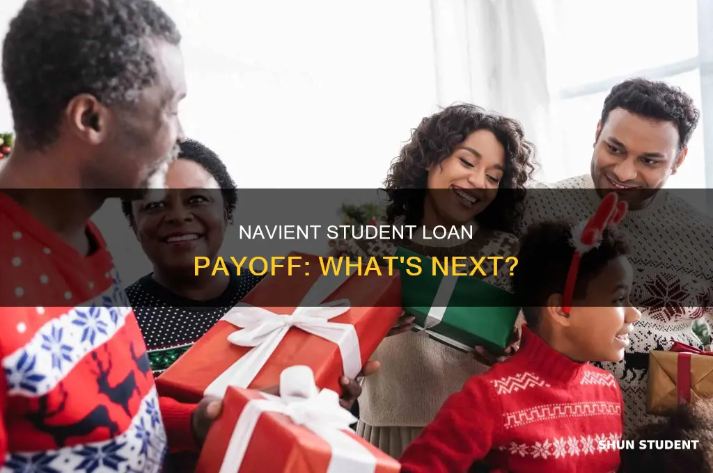 do you receive letter once pay off navient student loan
