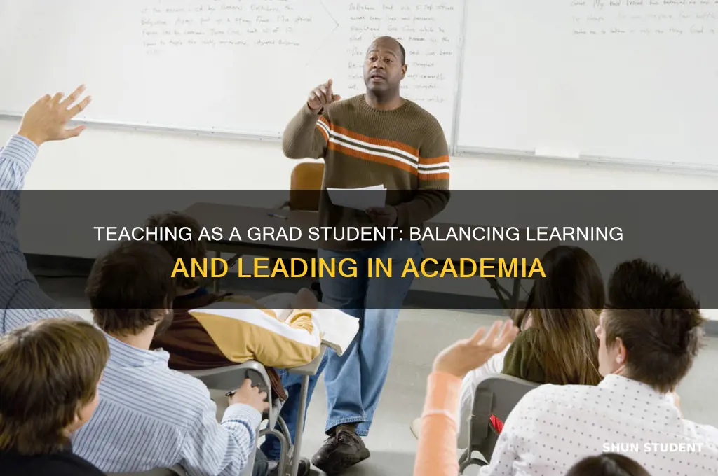do you teach as a grad student