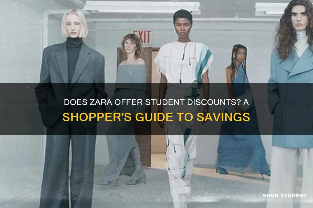 do zara have student discount