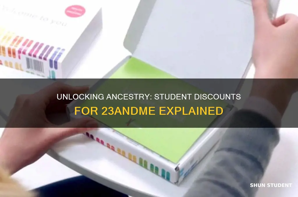 does 23 and me do student discount