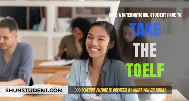 International Students: TOEFL Exam Requirement?