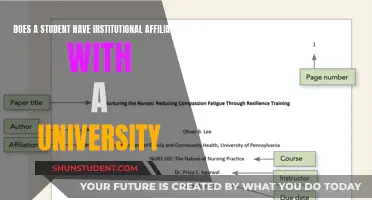 Student Status: Institutional Affiliation Explained