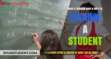 Teacher's Duty to Disarm: Ethical and Legal Responsibilities in Schools
