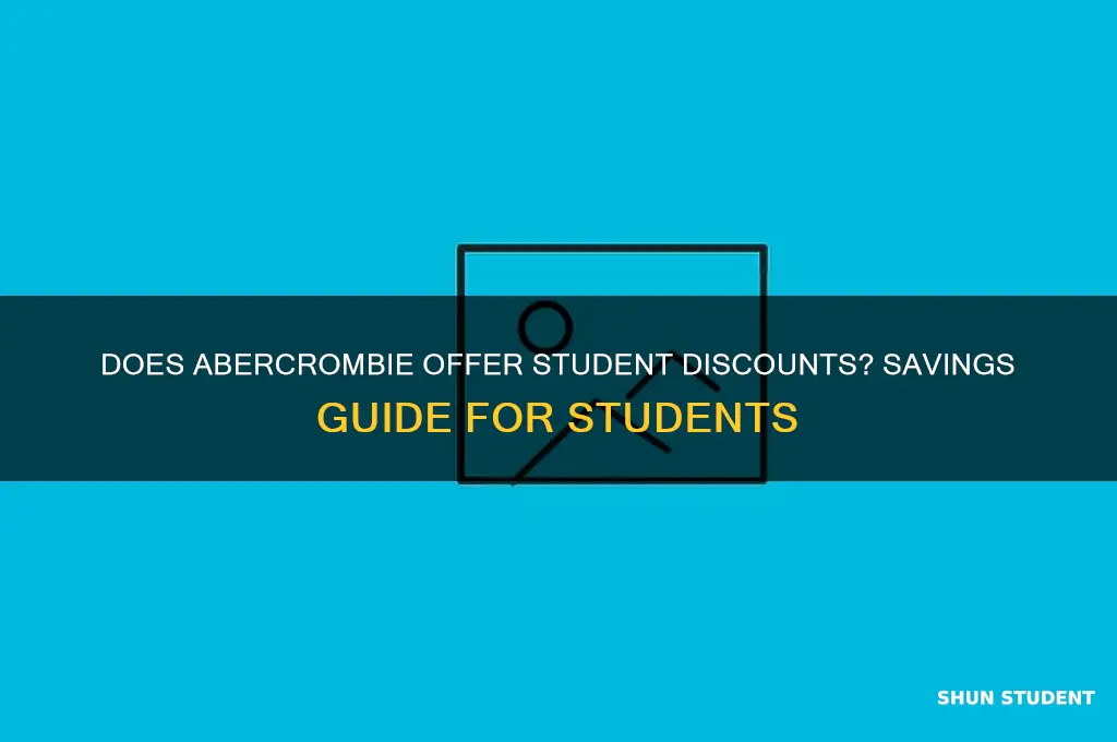 does abercrombie do a student discount