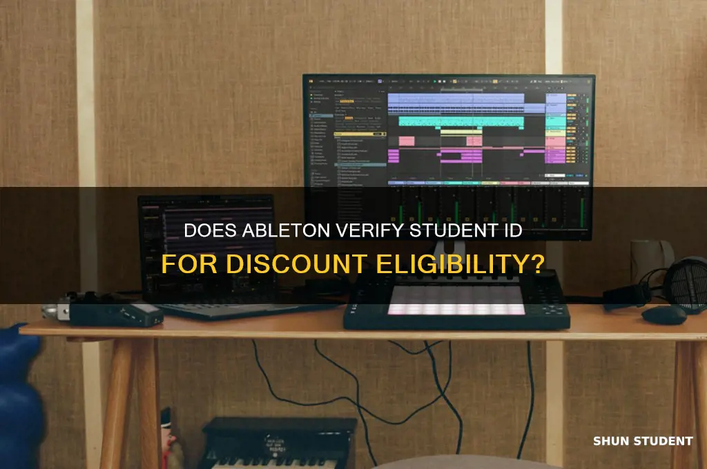 does ableton check student id for discount