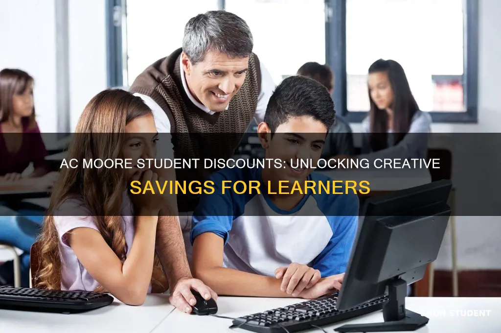 does acmoore do a student discounts