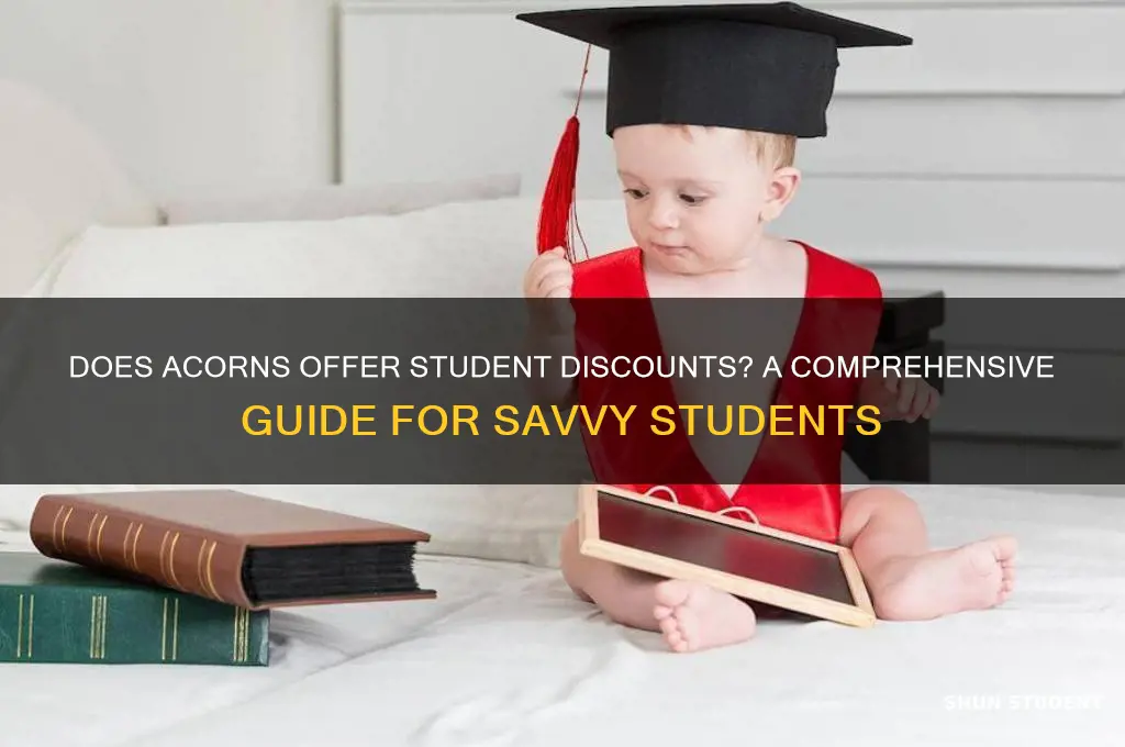 does acorns offer a student discount