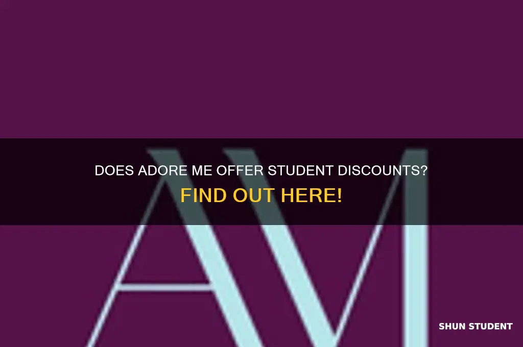 does adore me have student discount