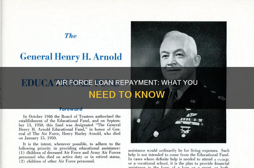 does air force pay for student loans