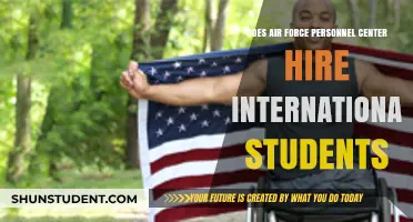 International Students: Air Force Personnel Center Hiring?