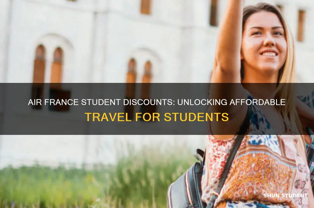 does air france give student discounts