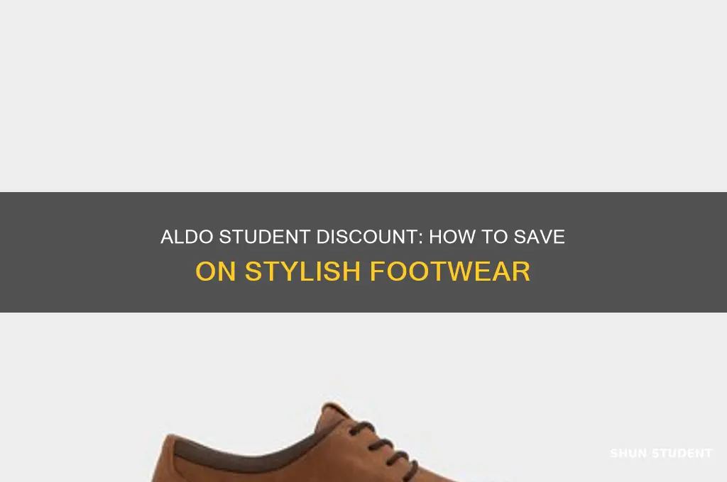 does aldo do student discount