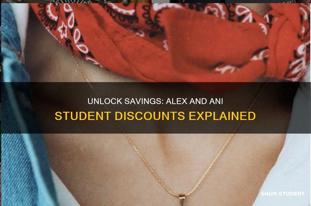 does alex and ani do student discounts