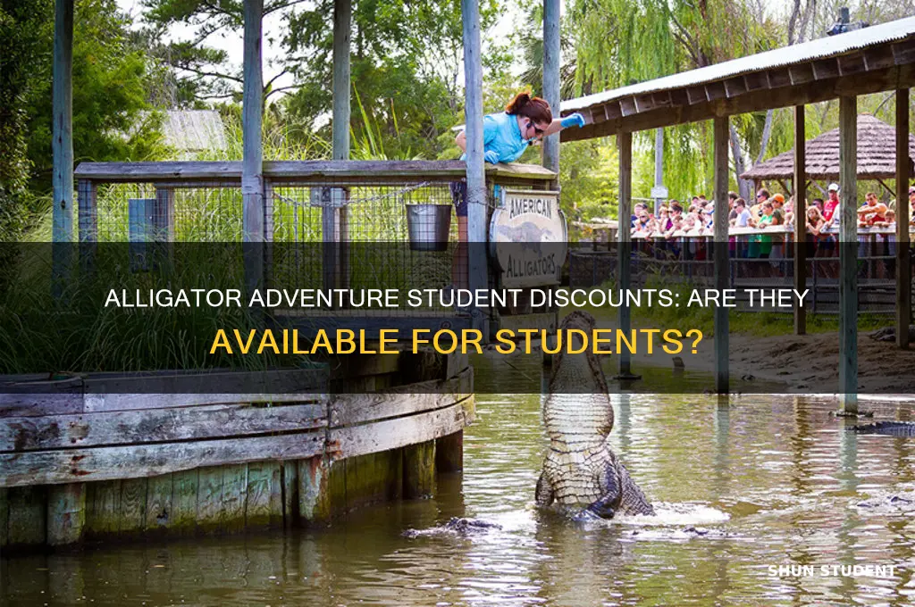 does alligator adventure give student discounts