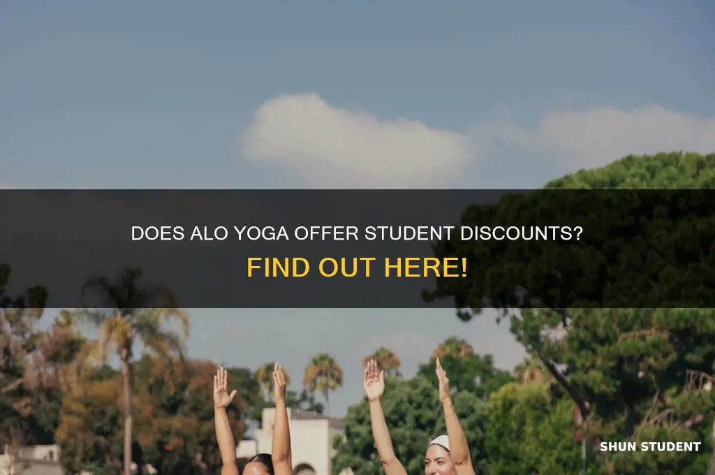 does alo have a student discount
