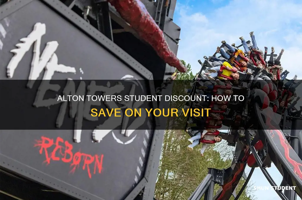 does alton towers do student discount