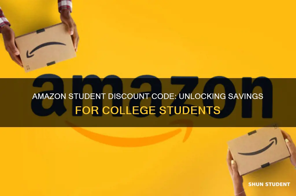 does amazon have a student discount code