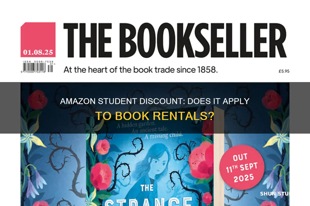 does amazon student discount book rentals