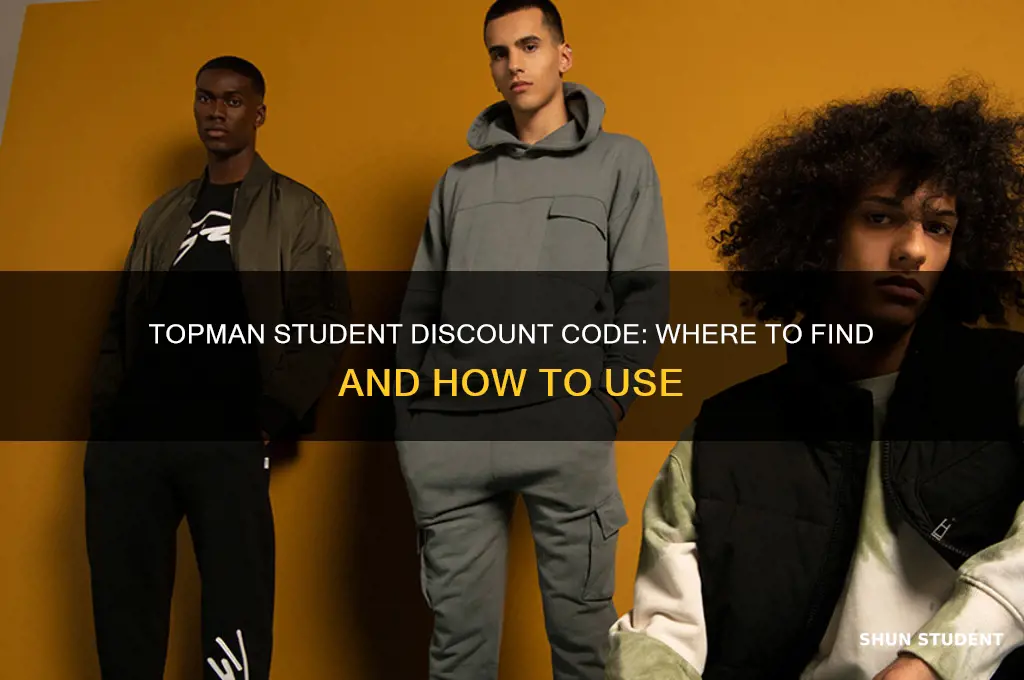 does anyone have a student discount code for topman
