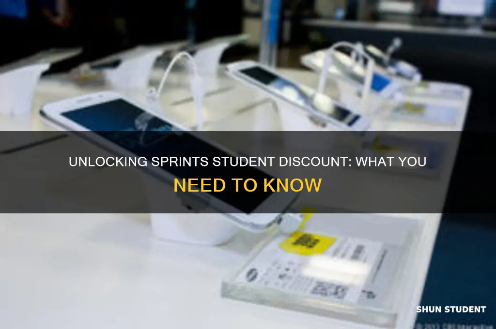 does anyone know what sprints student discount is