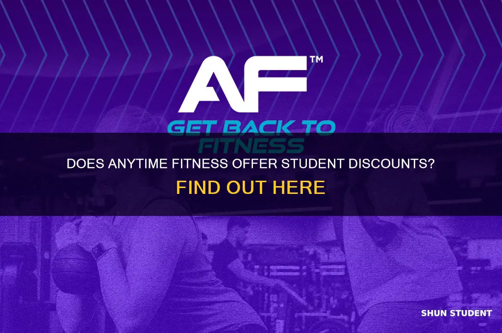 does anytime fitness have student discounts