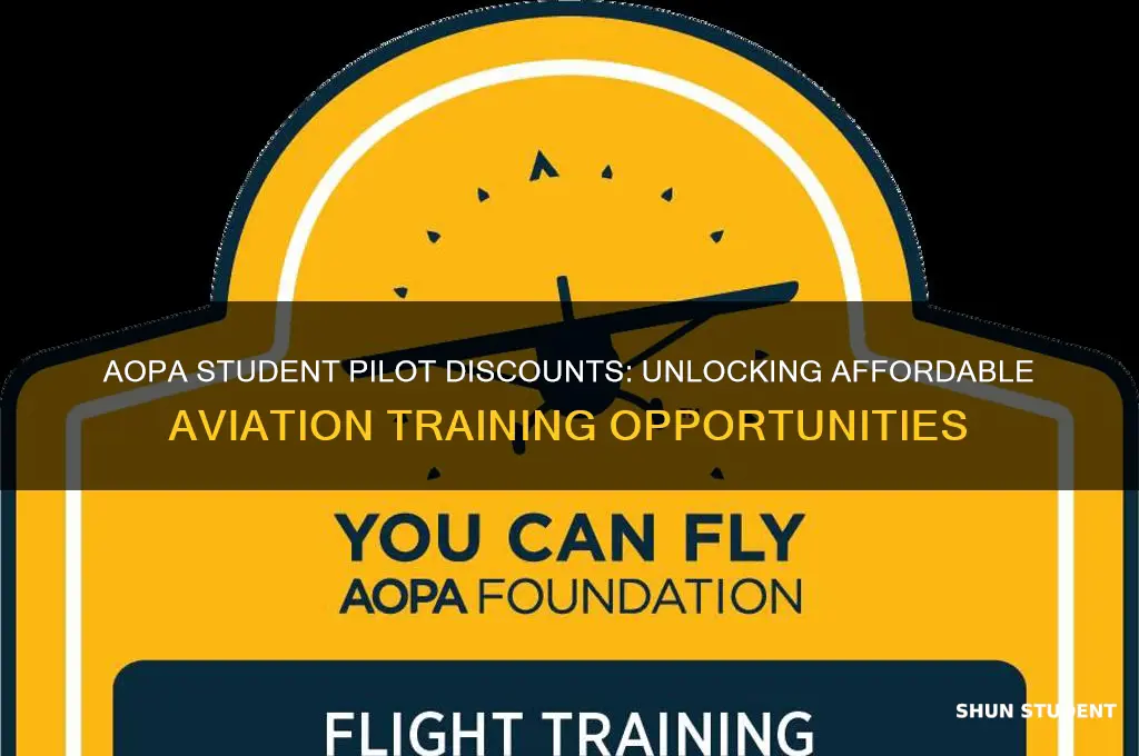 does aopa has a discounted rate for student pilots