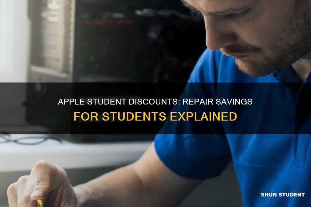 does apple give student discounts on repairs