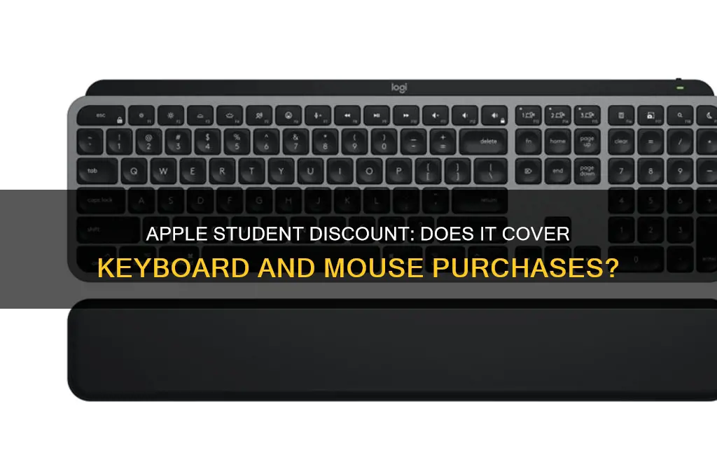 does apple student discount apply to keyboard mouse