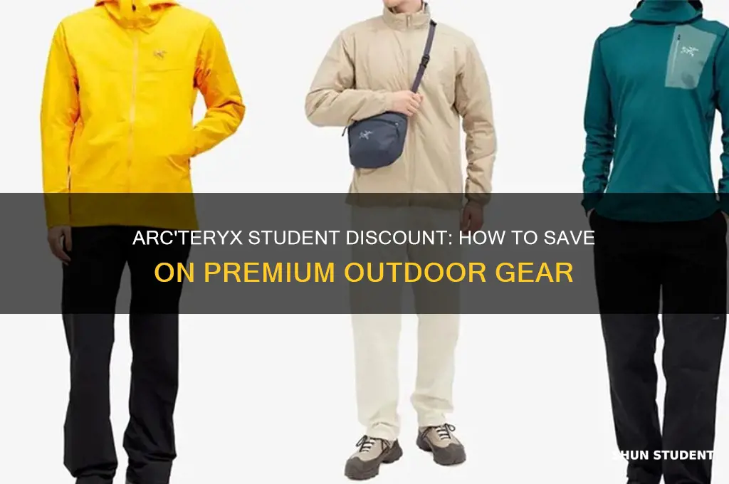 does arcteryx do student discount