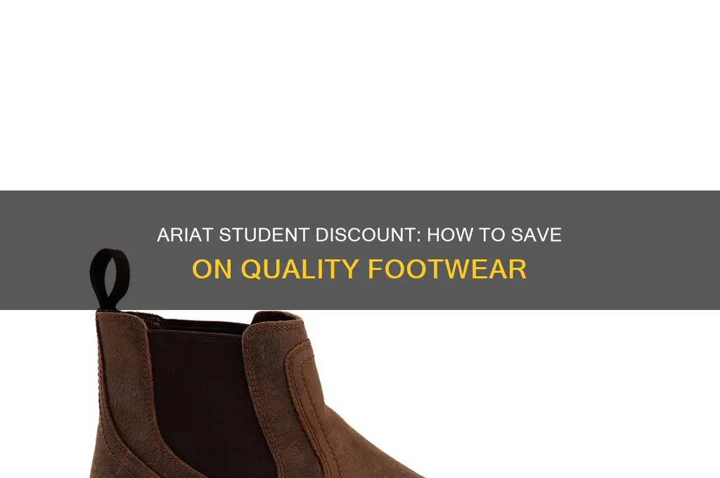 does ariat have student discount