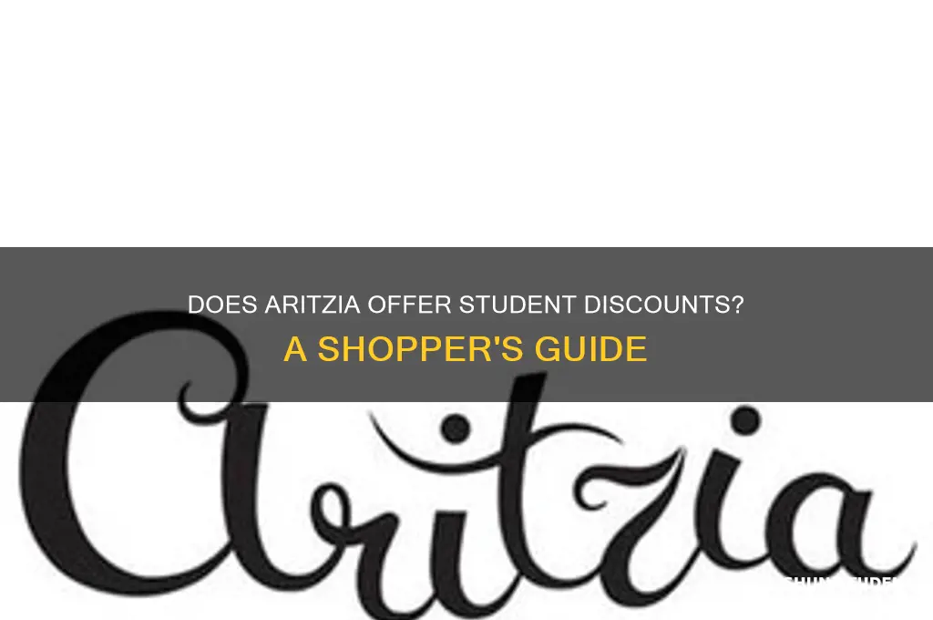 does aritzia have a student discount