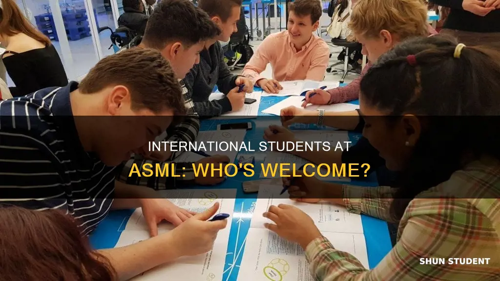 does asml accept international students