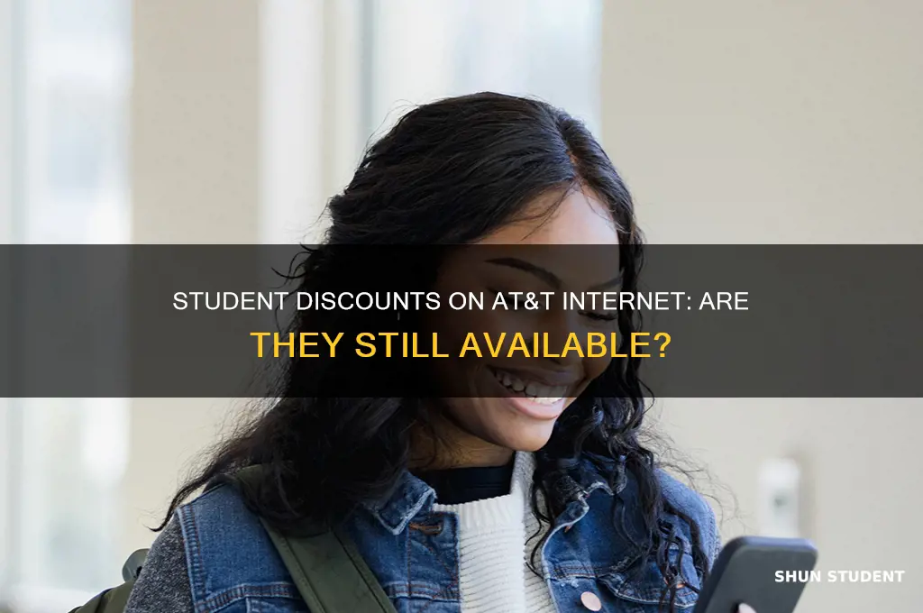 does att internet still do discount for students
