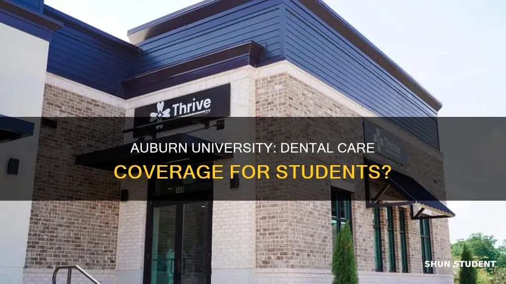does auburn university cover dental care for students