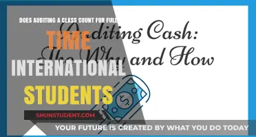 Full-Time International Students: Do Audited Classes Count?