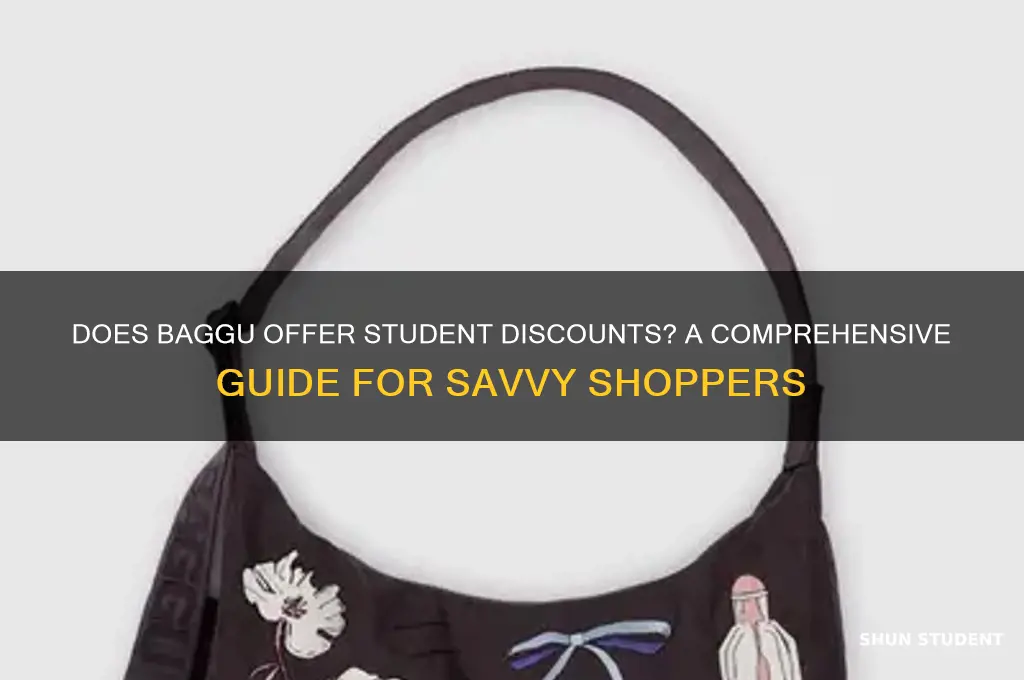 does baggu have student discount