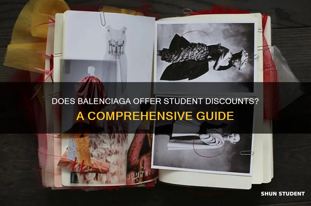 does balenciaga do student discount