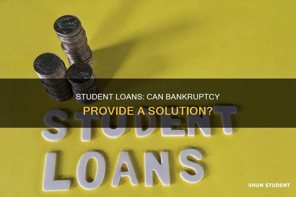 does bankruptcy pay off student loans