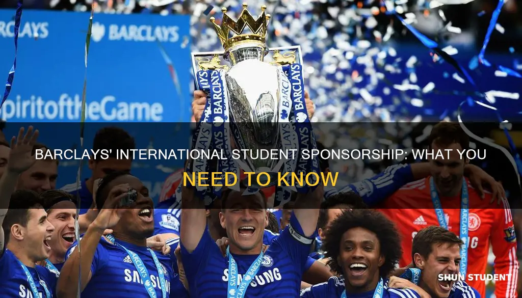 does barclays sponsor international students