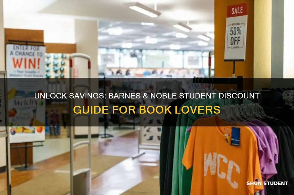 does barnes and noble have student discount