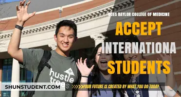 Baylor College of Medicine: Open to International Students?