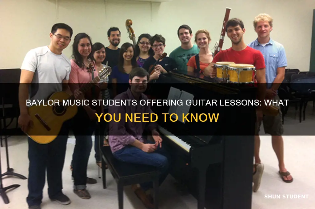 does baylor have any music students that teach guitar lessons