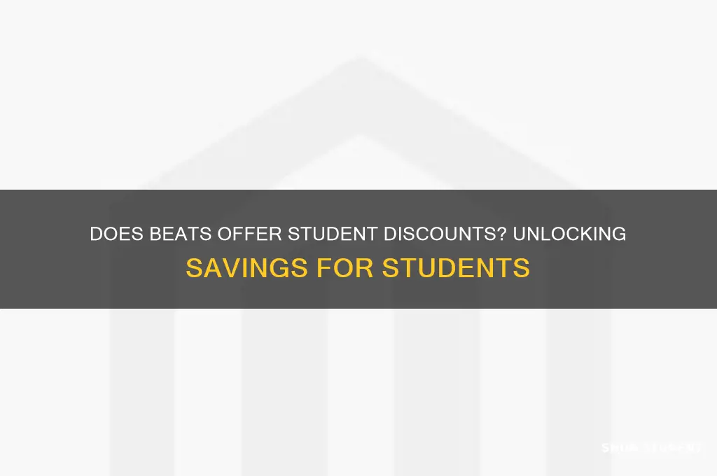 does beats do student discounts