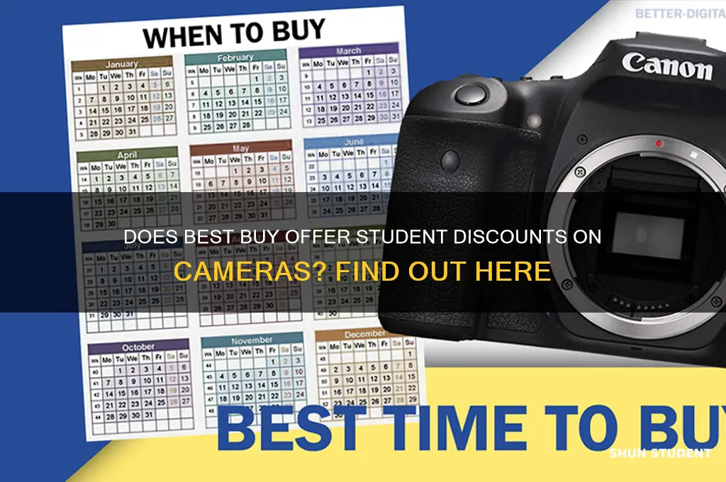 does best buy offer student discounts on cameras