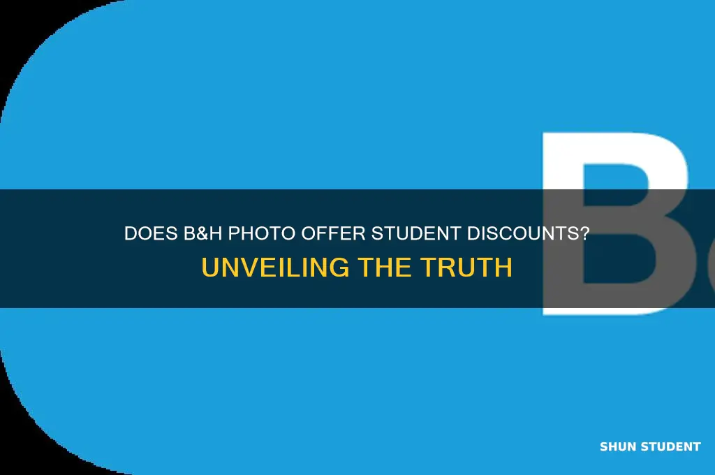 does bh photo actually give students discount
