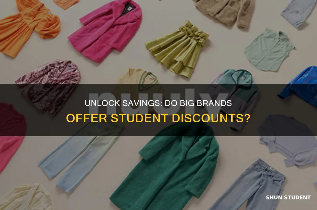 does big brand have a student discount