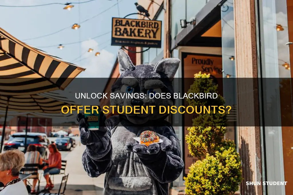does blackbird have a student discount