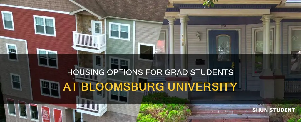 does bloomsburg university offer graduate student housing